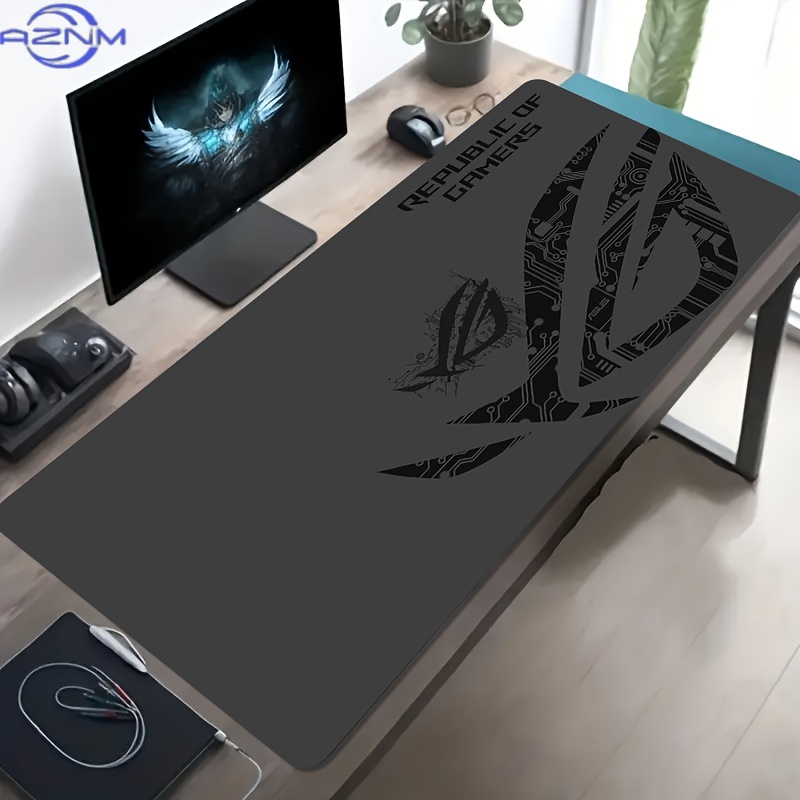 Tech Desktop Accessories - 1pc 대형 게임용 마우스 패드 ROG