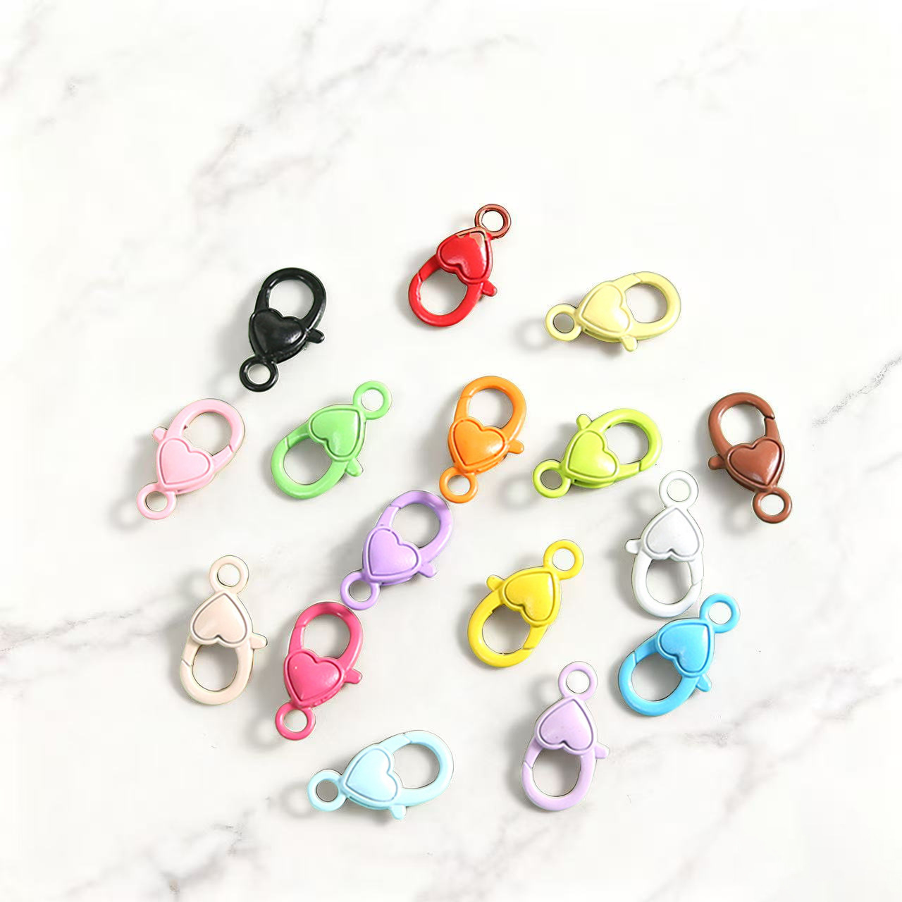 10/30/50개 빈티지 하트 모양 로브스터 클래스프  - Vintage Tech Accessories 리뷰 및 가격
