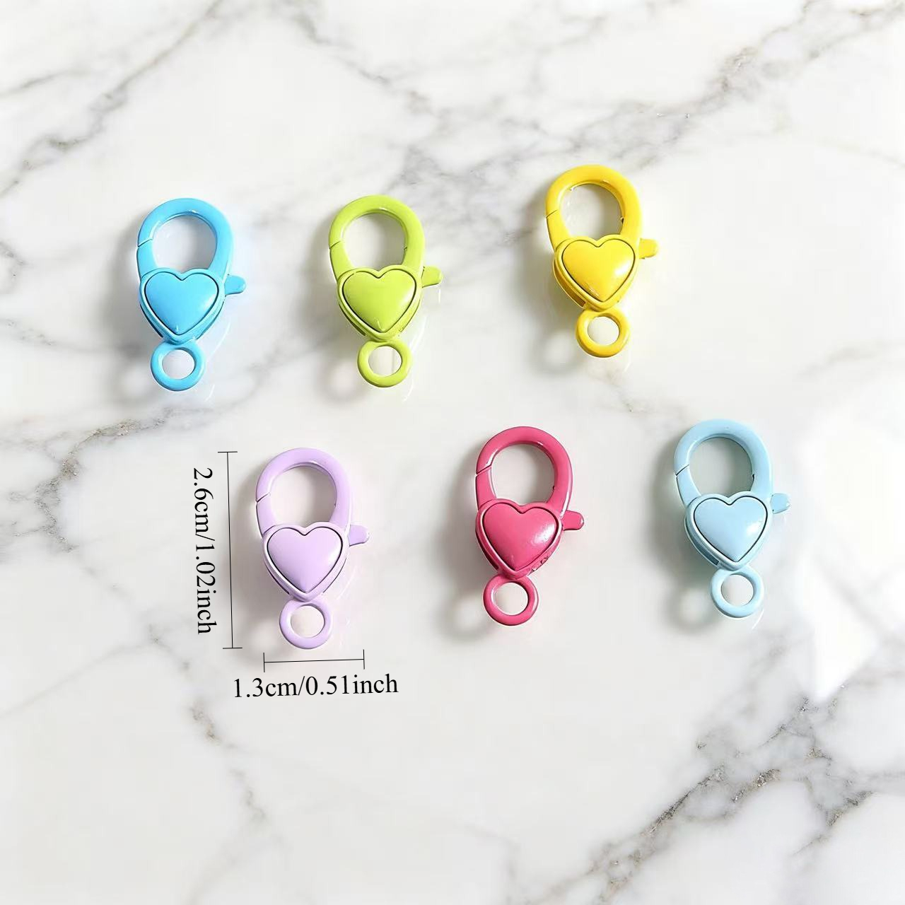 10/30/50개 빈티지 하트 모양 로브스터 클래스프  - Vintage Tech Accessories 리뷰 및 가격