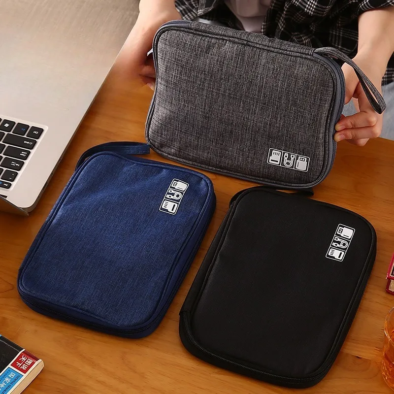 다기능 저장 가방 전자 액세서리 주최자 휴대용 USB  - Tech Woven Accessories 리뷰 및 가격