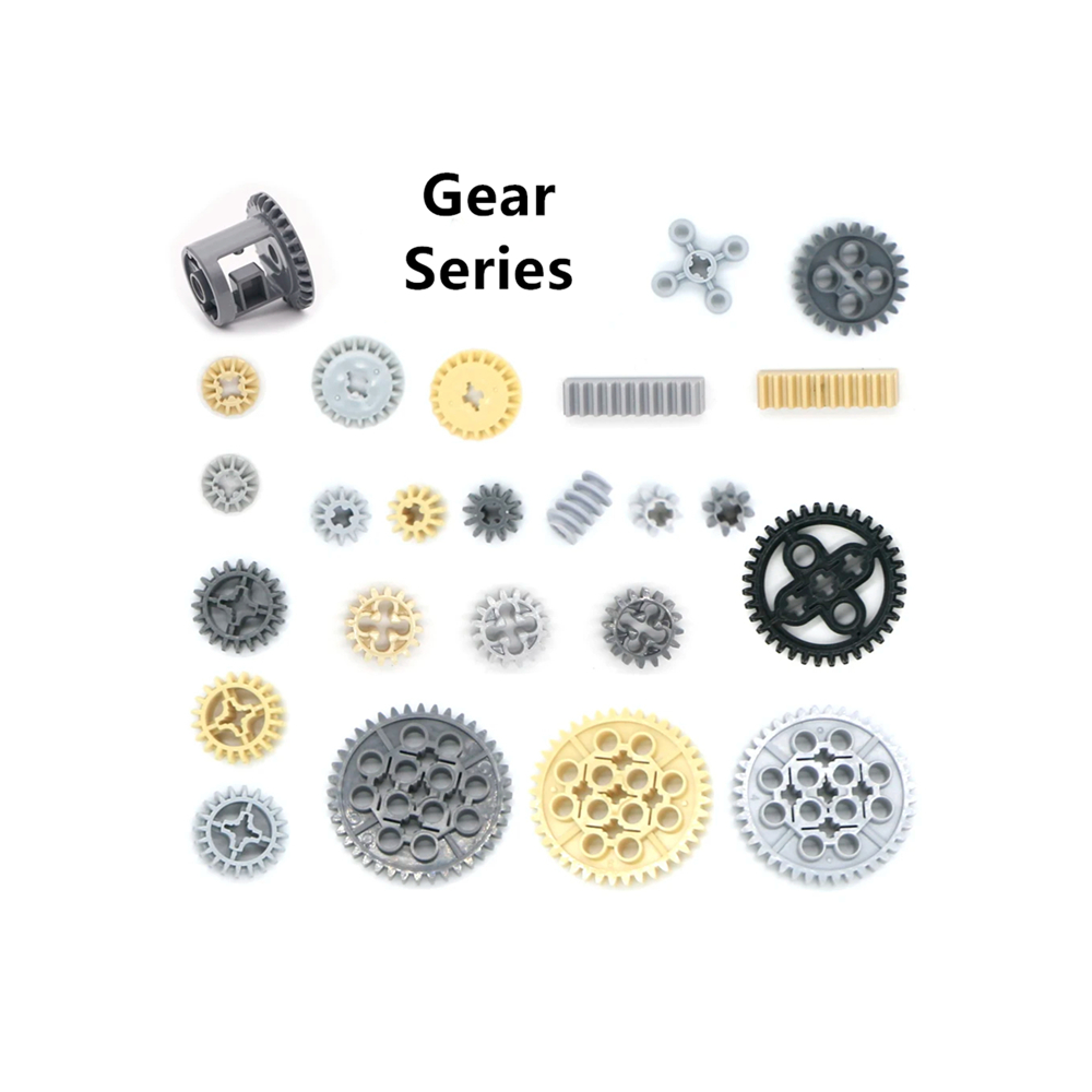 MOC 기술 부품 기어 벌크 벽돌 조립 입자 DIY 하 - Tech Accessories Brands 리뷰 및 가격