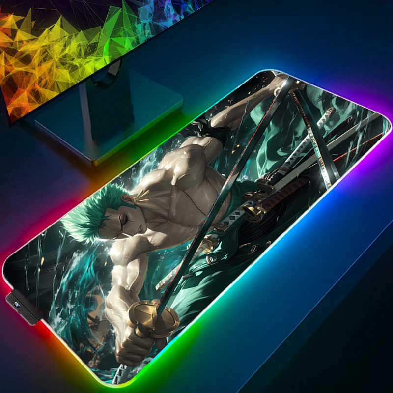 원피스 조로 마우스 패드 RGB 게임 액세서리 Gabi - Tech Accessories Desk 리뷰 및 가격