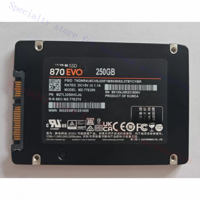 삼성 SSD 870 EVO 250GB 500GB 2.5 - Samsung Ssd Evo 870 리뷰 및 가격
