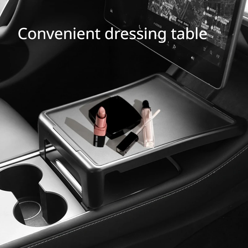 다기능 다이닝 트레이, 테슬라 모델 3 Y 콘솔 음식  - Tech Desktop Accessories 리뷰 및 가격